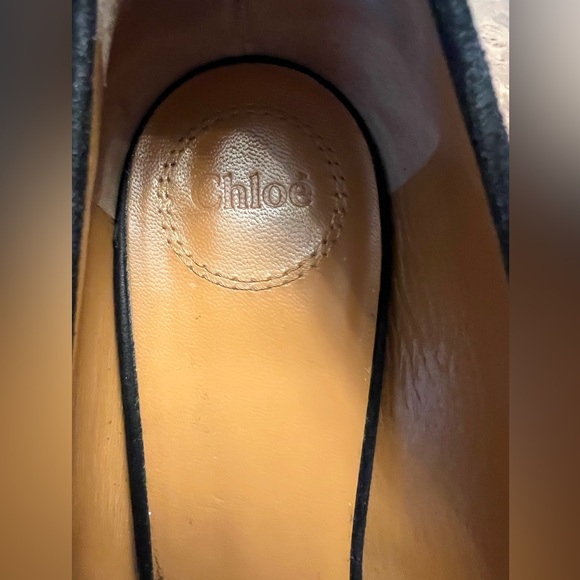 Chloe Oli Black Suede Pumps - Picture 11 of 16